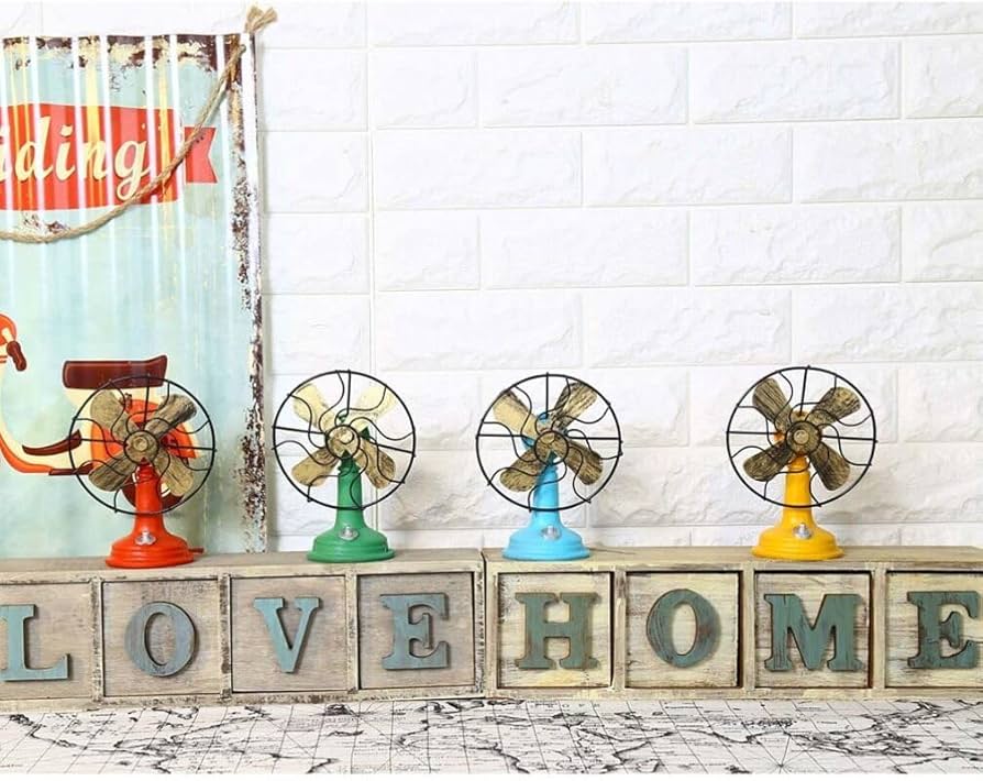Amazon.com: Zerodeko Vintage Table Fan, Retro Style Table Fan
