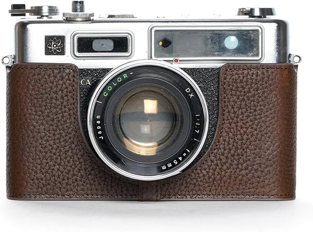 Amazon | Yashica Electro 35 GS/GSN/GT/GTN用ハンドメイド本革ハーフ
