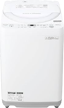 Amazon.co.jp: シャープ 全自動洗濯機 ステンレス穴なし槽 6kg