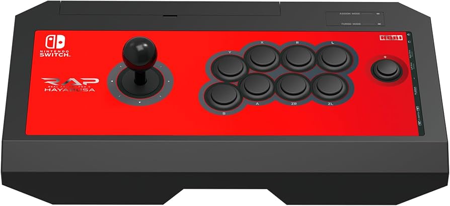Hori Real Arcade Pro V Hayabusa, Nintendo Switch Noir, Rouge