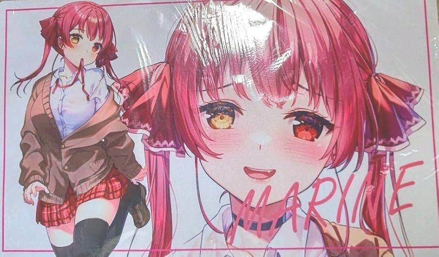 Amazon.co.jp: 宝鐘マリン ラバープレイマット デスクマット