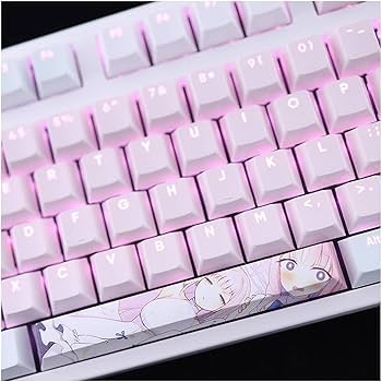 Amazon.co.jp: ブルーアーカイブ 聖園ミカ グッズ キーキャップ PBT