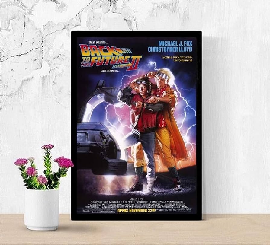 Amazon.co.jp: 映画ポスター バックトゥザフューチャー 2 Back to the