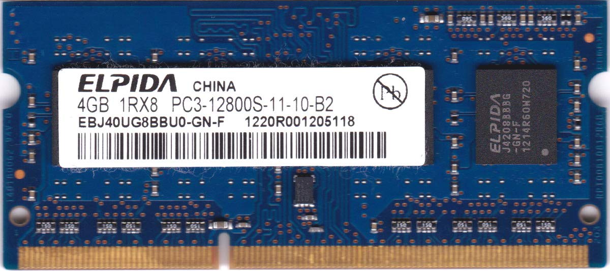 ☆中古品☆ELPIDA 8GB 2R×8 PC3-12800S 2枚セット 中古品ELPIDA 8GB 2R