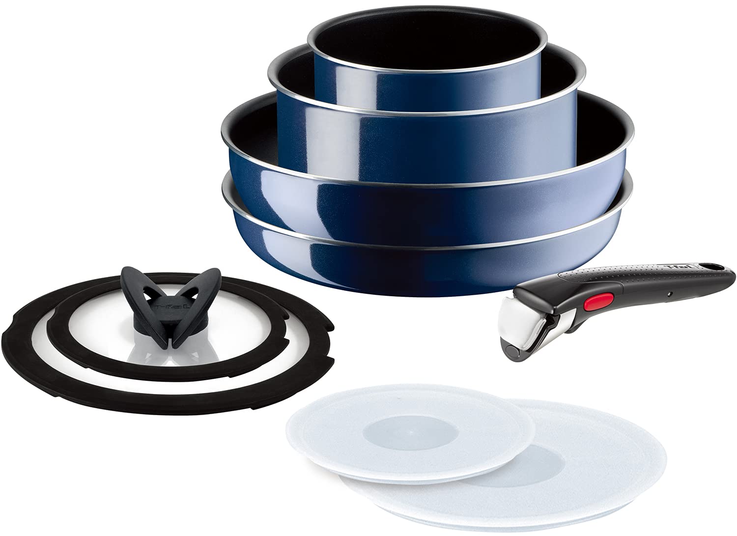 Amazon.com: T-fal Ingenio Neo Royal Blue Intense Set 9: Home & Kitchen