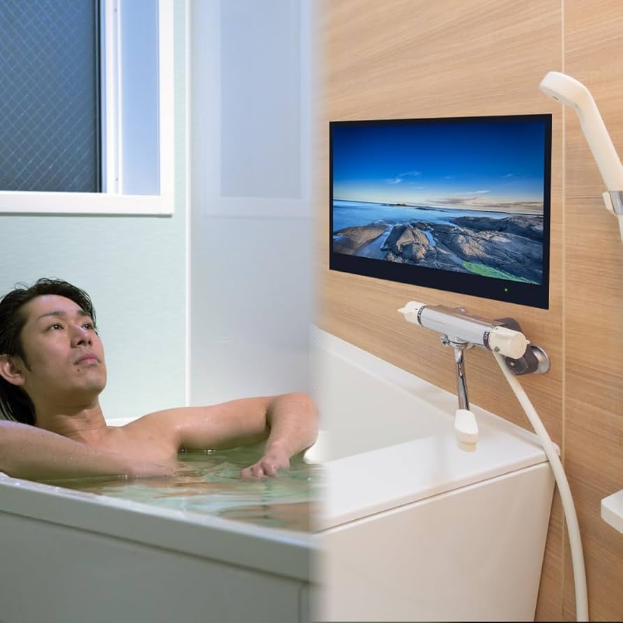 Amazon.co.jp: CRTTRS お風呂テレビ 防水テレビ 22インチ IP66防水