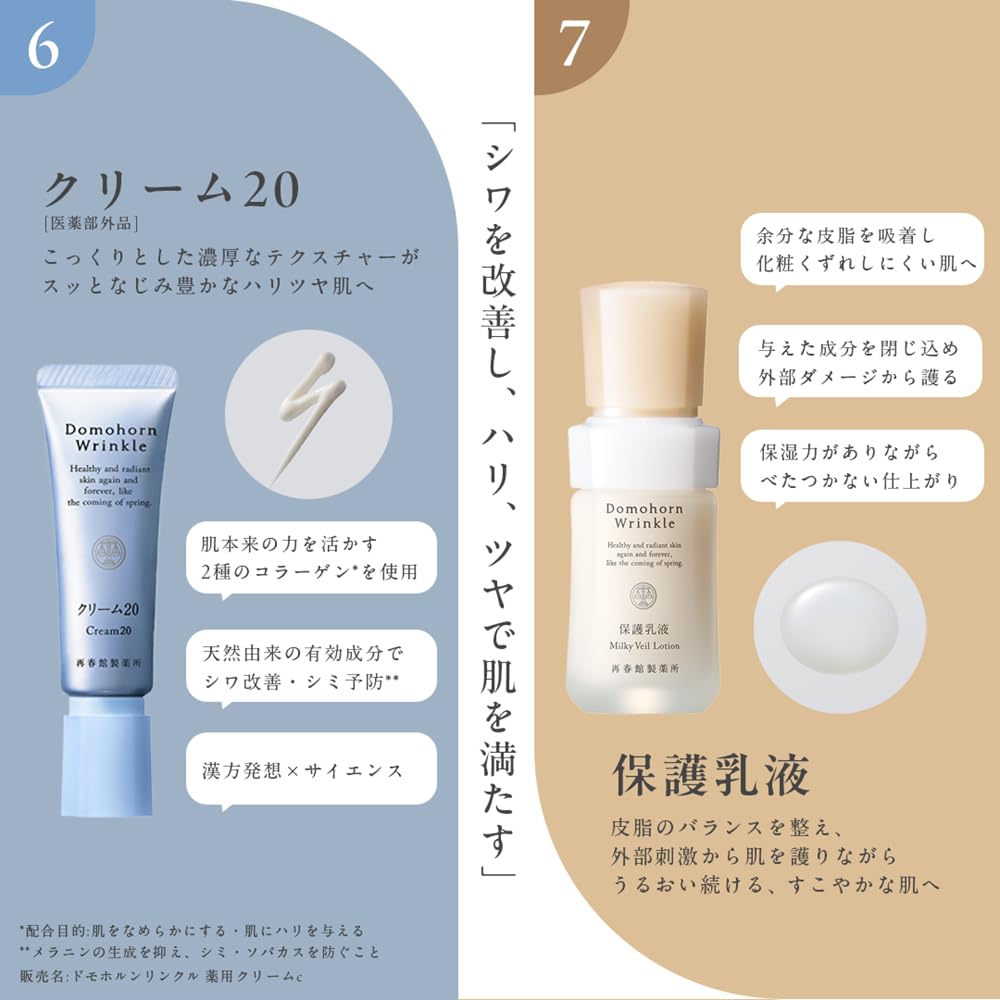 Amazon.co.jp: 再春館製薬所 【ハーフセット】ドモホルンリンクル 基本