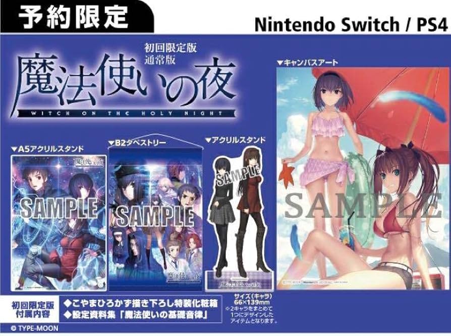 Amazon.co.jp: 魔法使いの夜 初回限定版 SWITCH ワンダーグー店舗特典