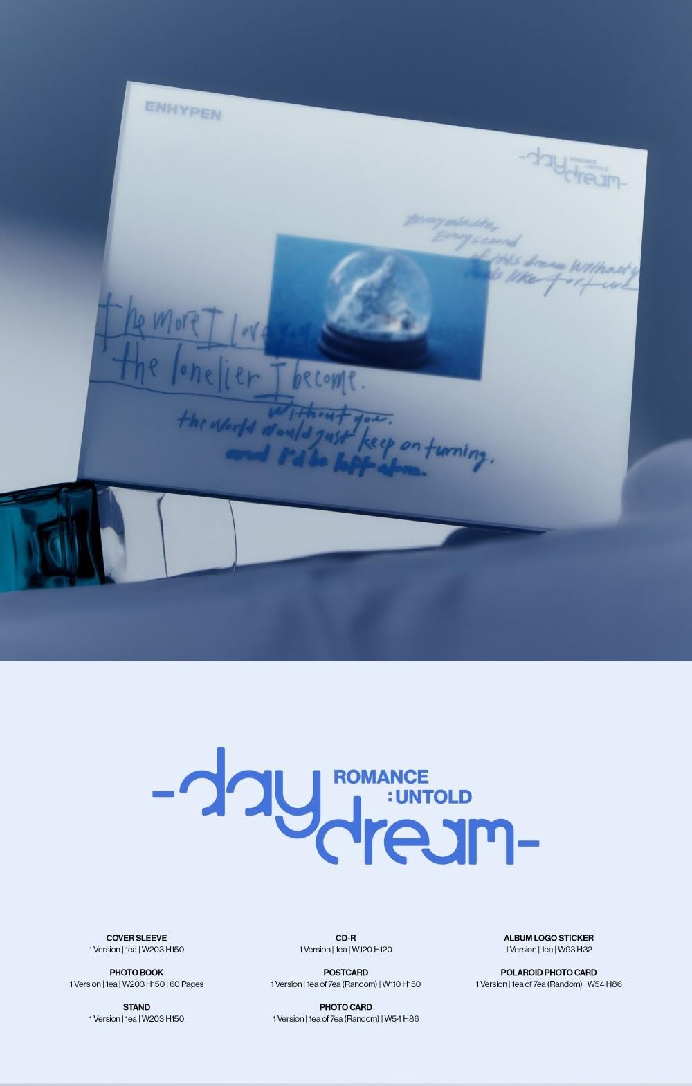 Amazon.com: ENHYPEN 2nd Album [ROMANCE : UNTOLD] daydream