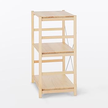 Amazon｜無印良品 パイン材ユニットシェルフ 小 幅58×奥行39.5×高さ
