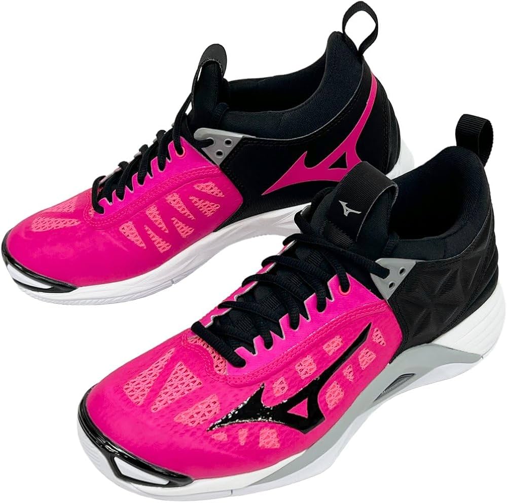Amazon | 24.5cm ミズノ バレーボールシューズ WAVE MOMENTUM