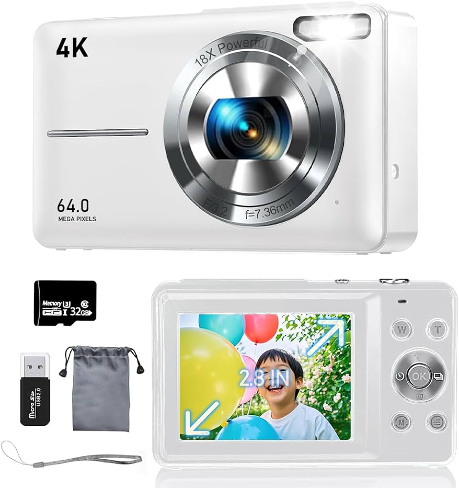 Amazon.co.jp: Digital Camera (4K Video Recording, 64 Million