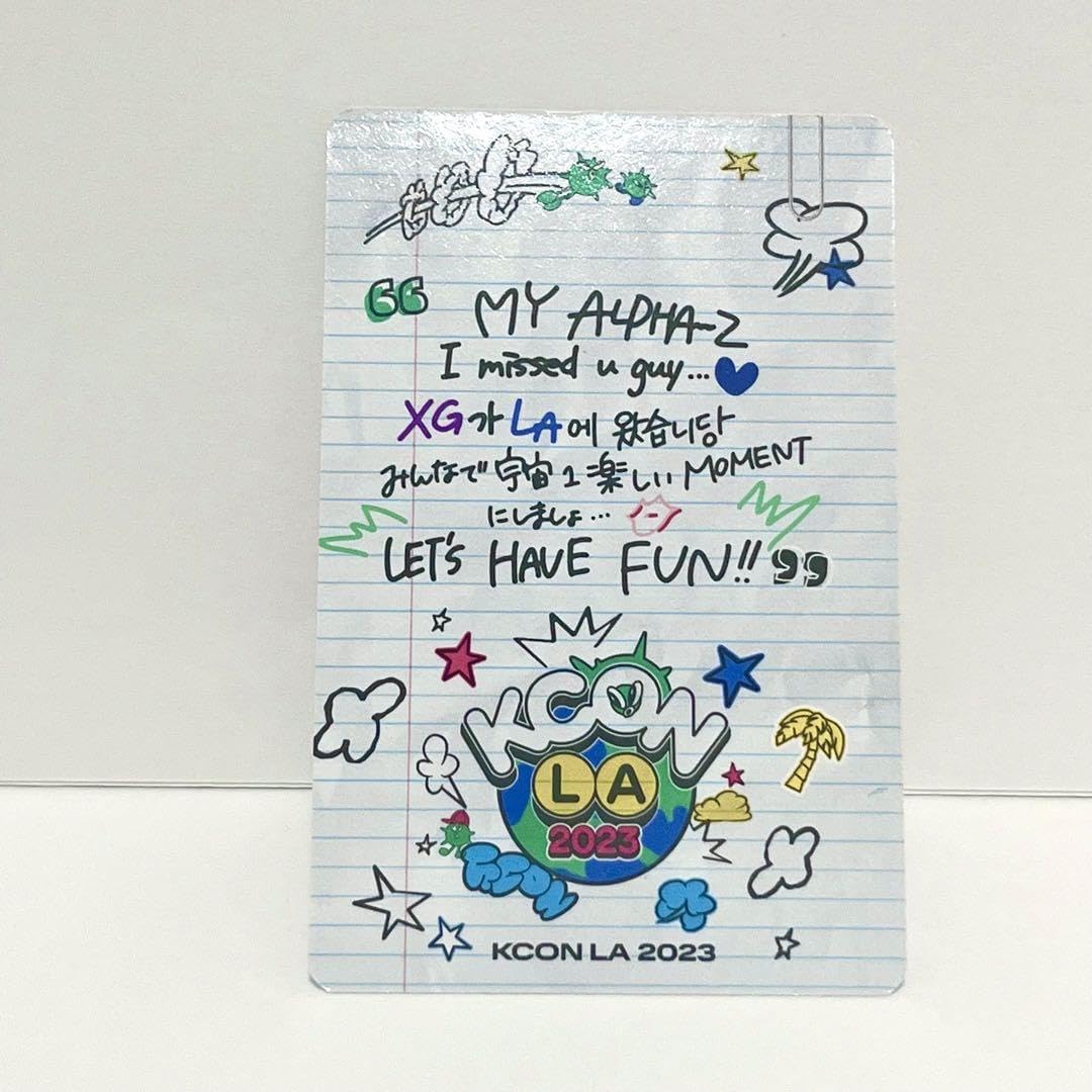 Amazon.co.jp: KCON LA 2023 公式グッズ限定 XG トレカ HARVEY