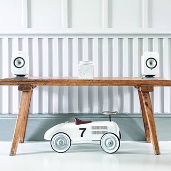 Amazon.com: KEF Lsx Desk Pad (Silver, Pair) : Office Products