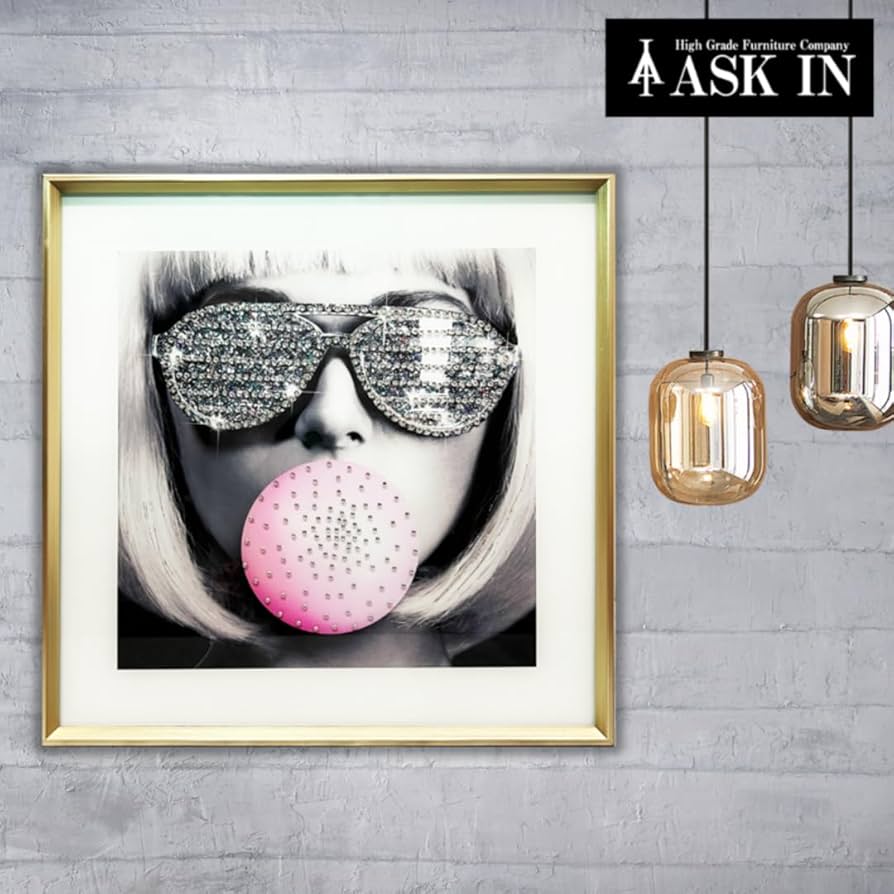 Amazon.co.jp: アウトレット【DXシリーズ】クリスタルアート 女性 お金