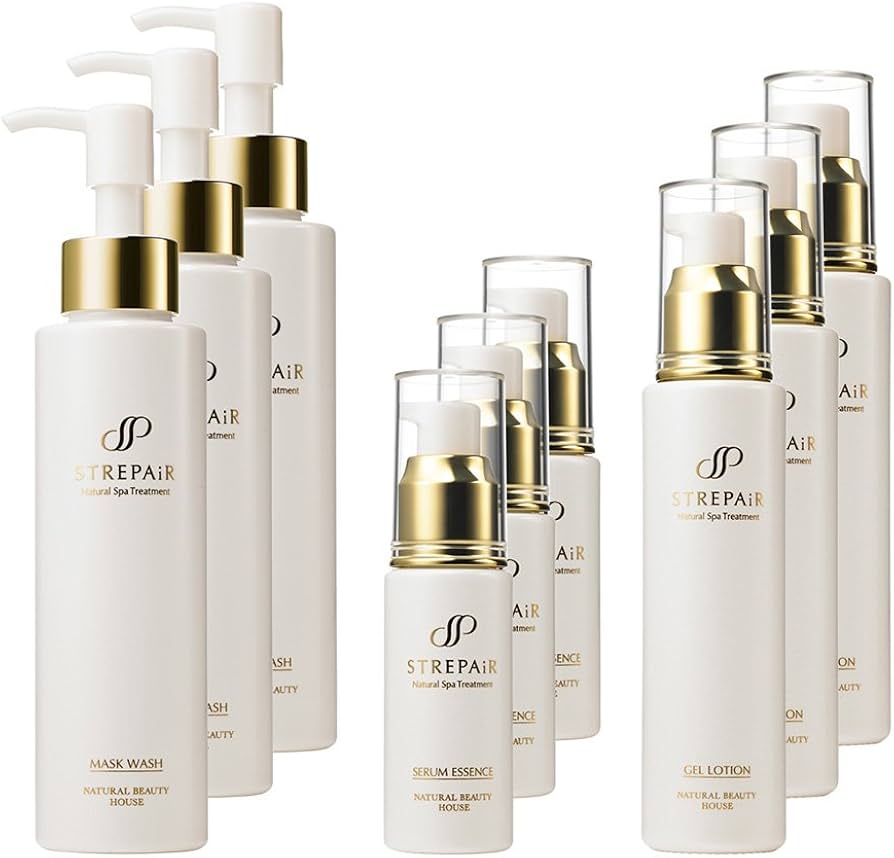 Amazon.co.jp: ストレピア STREPAiR スキンケア基本3点セット（マスク