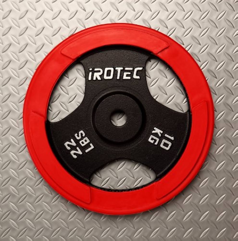 Amazon.co.jp: IROTEC(アイロテック) ラバープレート10KG / バーベル