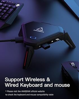 Amazon.com: AIMZENIX Monster Keyboard Mouse Adapter for PS5 (via