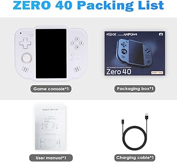 Amazon.com: MagicX Zero 40 Handheld Game Console, 4.0 Inch IPS