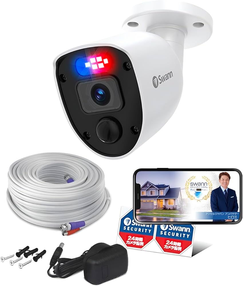 Amazon.co.jp: Swann（スワン）4K DVRバレット型 カメラ SOPRO-4KRL-JP