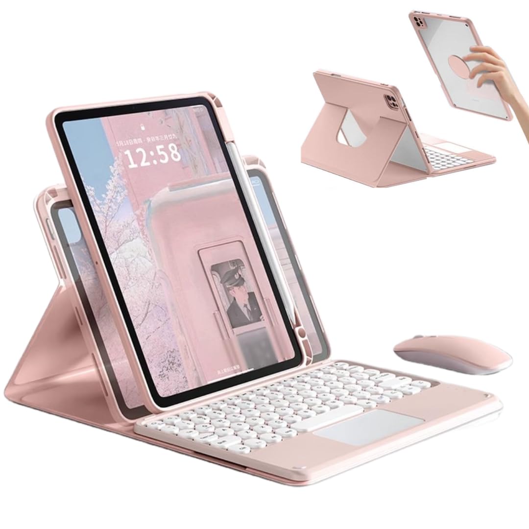 Amazon | マウス付き 2025 iPad A16 第11世代 キーボード ケース 縦&横