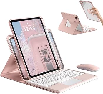 Amazon | マウス付き For iPad Air 11インチ2025 2024キーボードケース