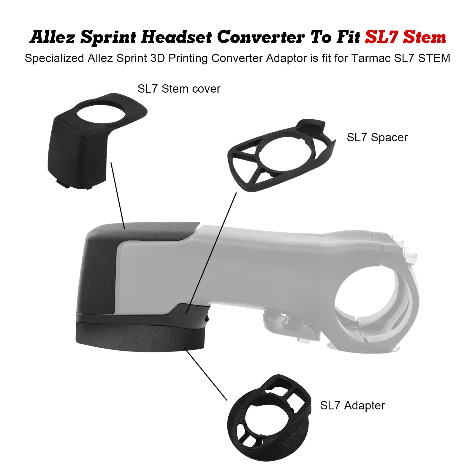 Amazon.co.jp: x xotic tech トップスペーサー S-Works Tarmac SL7