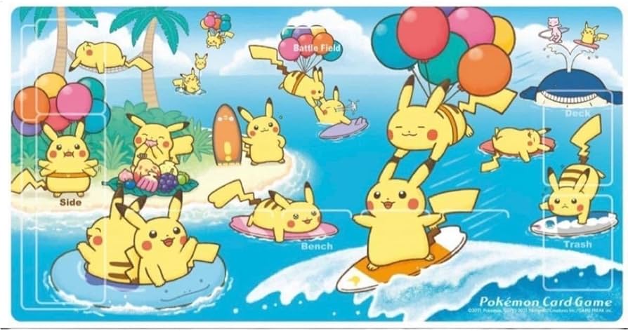 Amazon | ポケモンカードゲーム ラバープレイマット なみのり