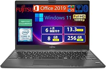 Amazon.co.jp: 【整備済み品】 富士通 ノートPC FUJISTU Lifebook U937