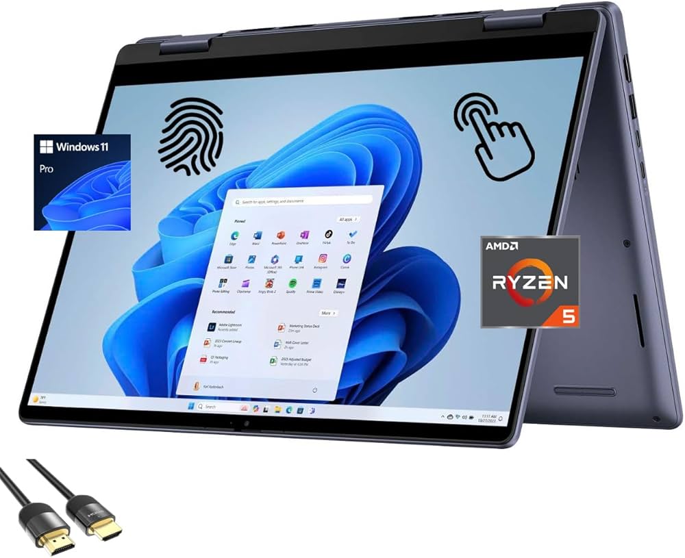 Amazon.co.jp: Dell Inspiron 14 2-in-1 ノートパソコン、14インチ FHD