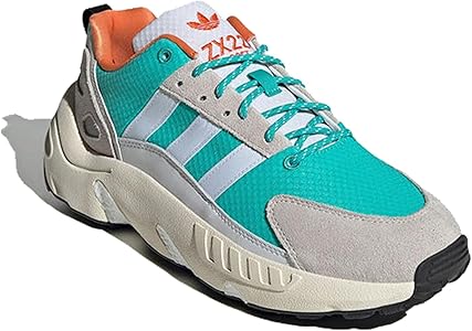 Amazon | adidas メンズ Zx 22 ブーストスニーカー, グリーン, 5