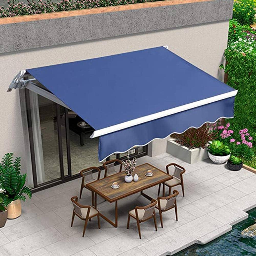 Amazon.co.jp: 雨よけ オーニング 3mx2.5m ひさし 屋根 後付け ロール