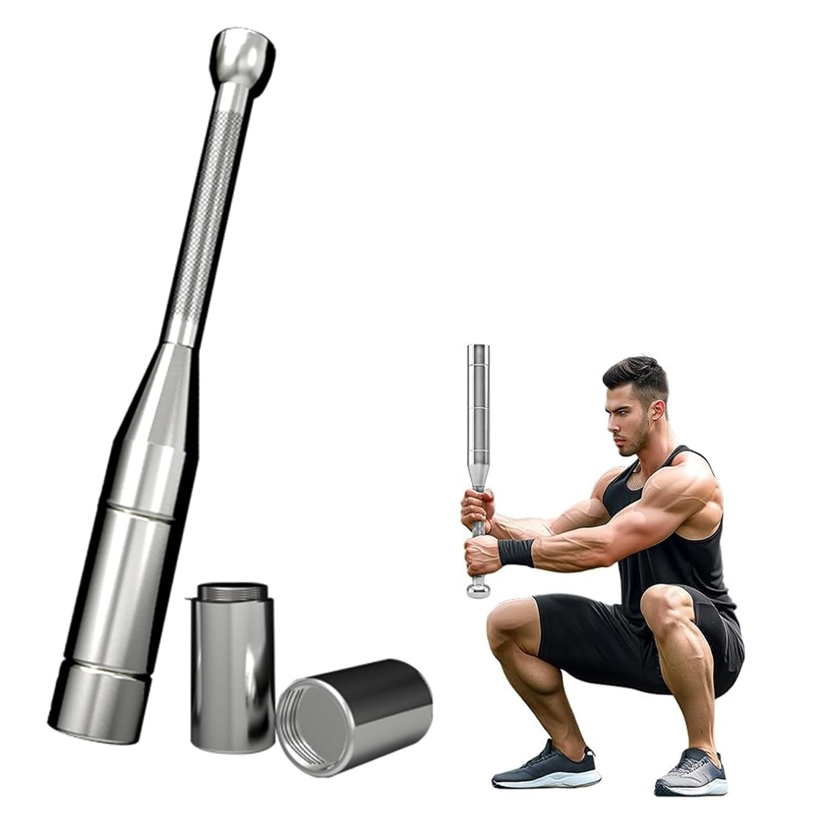 Amazon.co.jp: MNGFUBVクラブベル/ダンベル アイアンバット