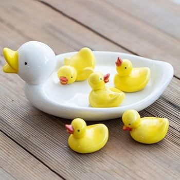 Amazon｜アヒルの動物の箸置きセット アヒルの形 アヒルの形の箸置き