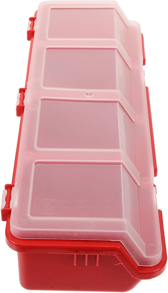 Amazon | OSALADI 2個螺丝収納ボックス 蓋付きプラスチック製ネジ整理