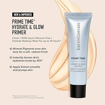 Amazon.com: bareMinerals Hydrate & Glow Gel Face Primer, Vegan