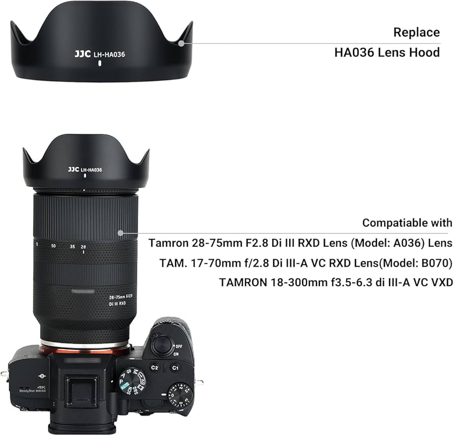 Amazon.com : Lens Hood for Tamron 28-75mm F2.8 Di III RXD Lens