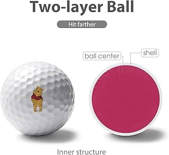 Amazon.co.jp: くまのプーさん ゴルフボール メンズ ゴルフグッズ 練習