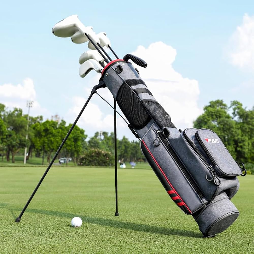 Amazon.co.jp: ゴルフ キャディバッグ スタンド式 3分割 ショルダー