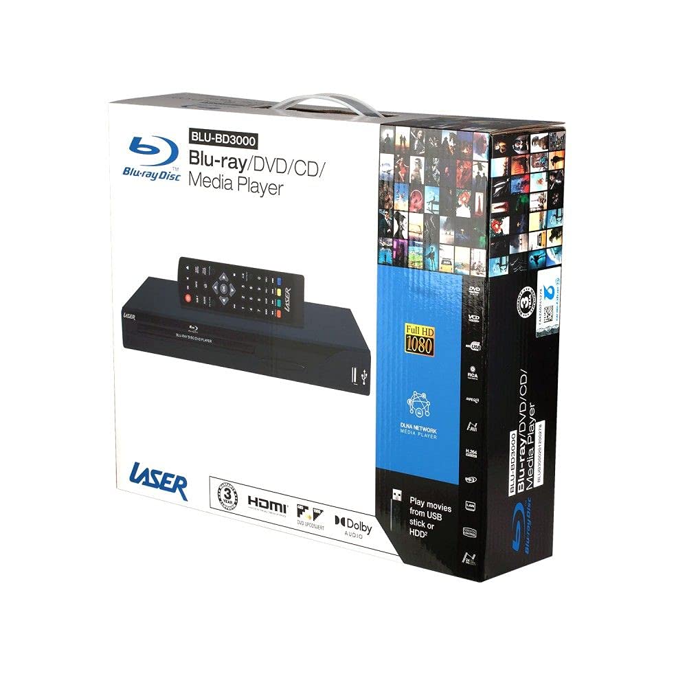 Laser Blu-Ray Player Multi Region HDMI Digital 7.1, with LAN for