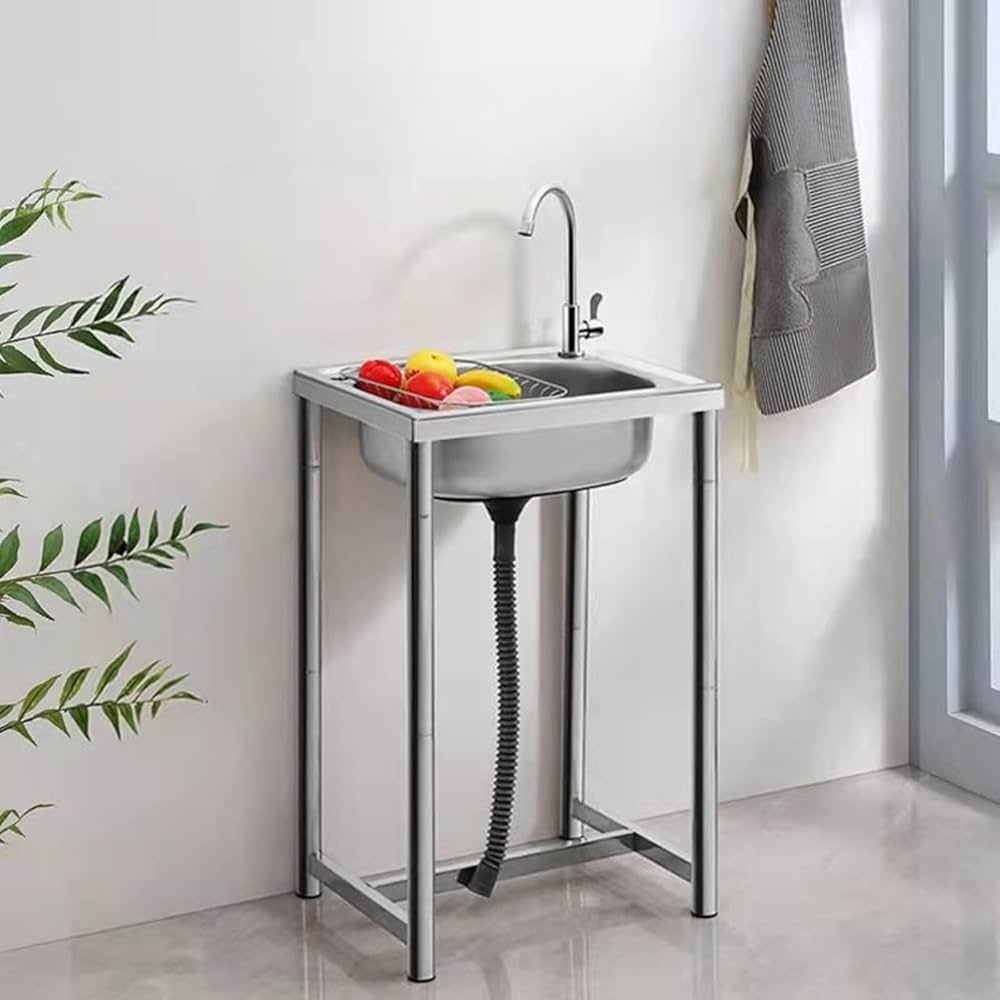 Amazon.co.jp: 簡易流し台屋外シンク流し台 ステンレス キッチンシンク