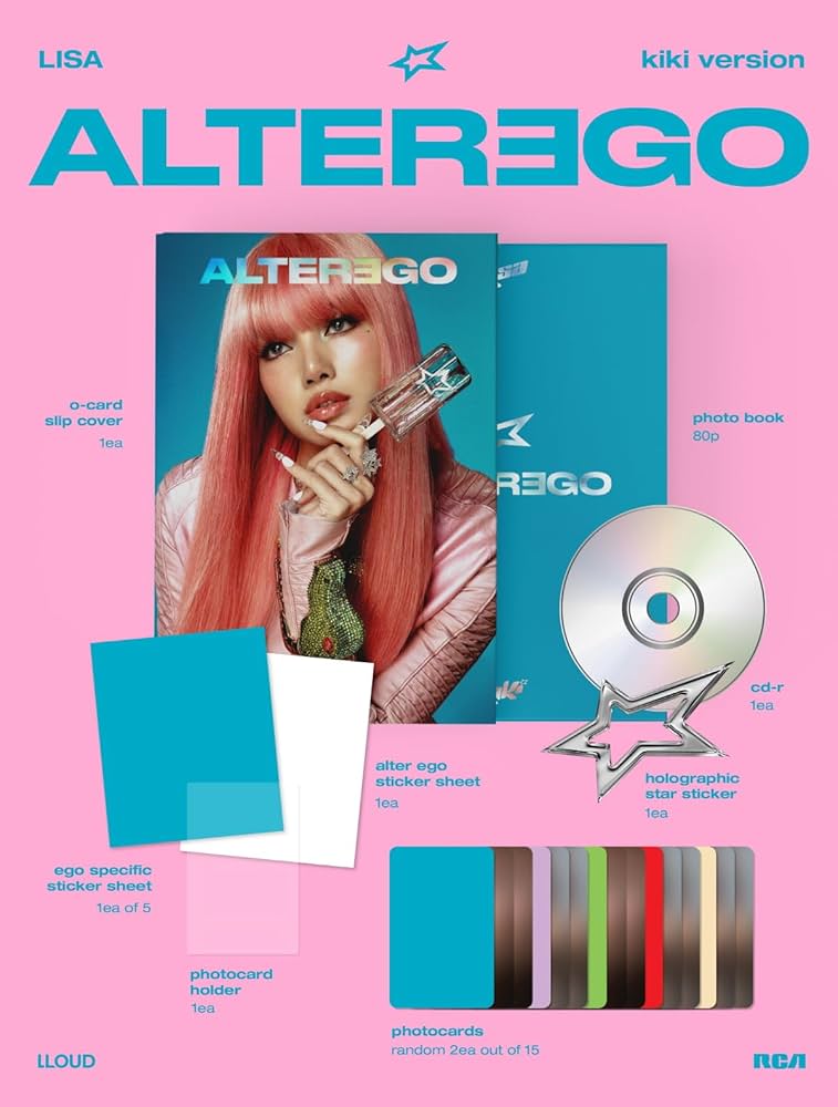 Amazon.com: LISA Alter Ego [Photobook ver.] Album+Store Gift (roxi