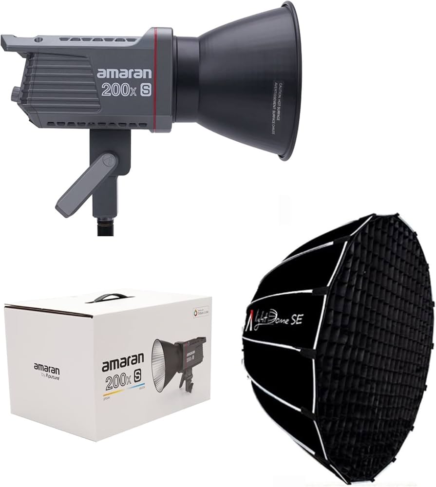Amazon | Aputure Amaran 200x S + Light Dome SE ソフトボックス