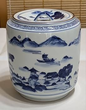 Amazon.co.jp: 茶道具 水指 染付 山水図 千古窯 : おもちゃ