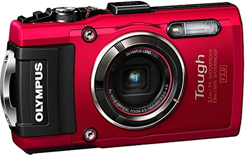 Amazon | OLYMPUS デジタルカメラ STYLUS TG-4 Tough レッド 1600万