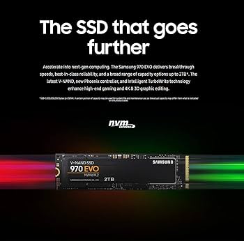 Amazon.com: SAMSUNG (MZ-V7E500BW) 970 EVO SSD 500GB - M.2 NVMe