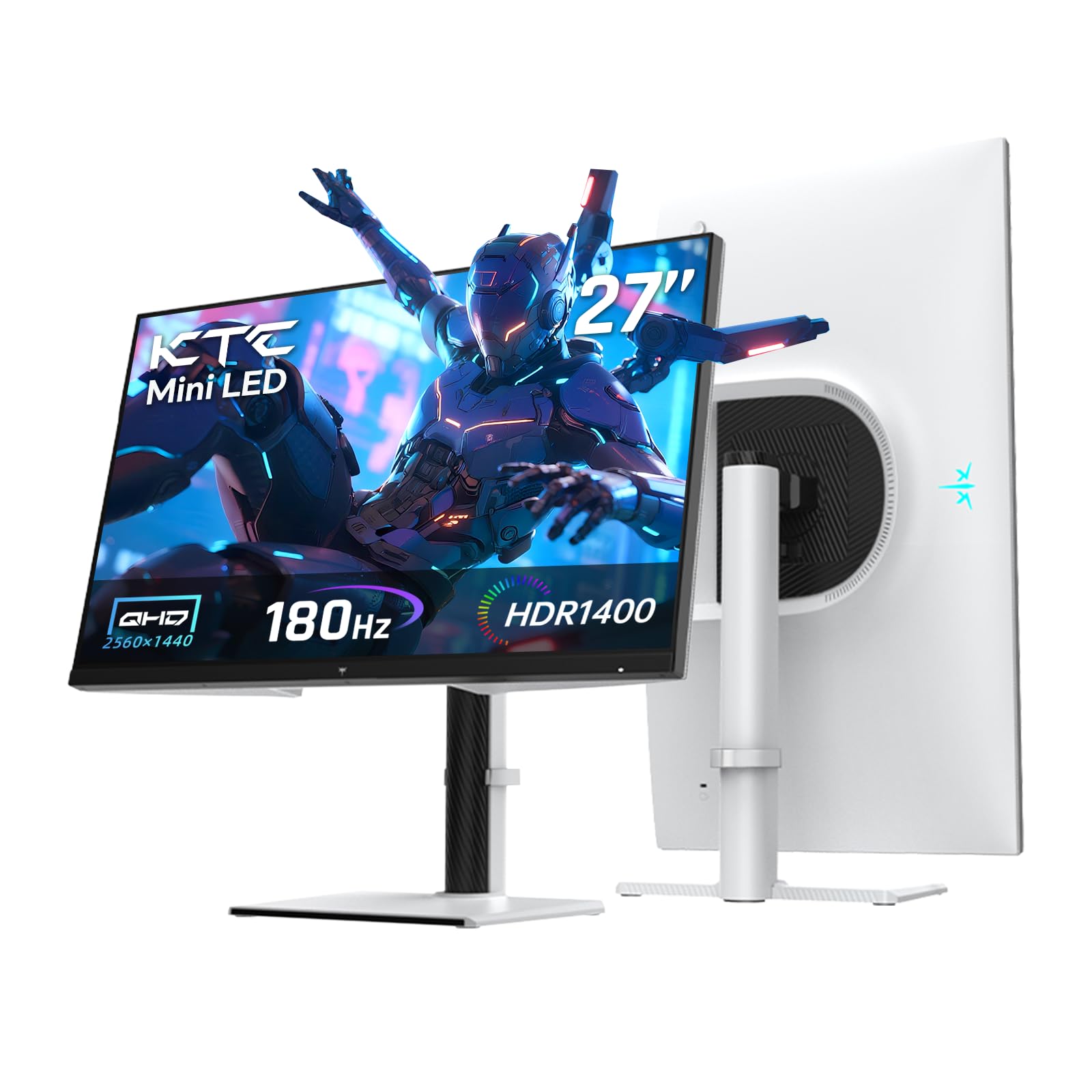 Amazon.com: KTC QHD Mini LED Monitor 27 Inch, 1440P 180Hz Gaming
