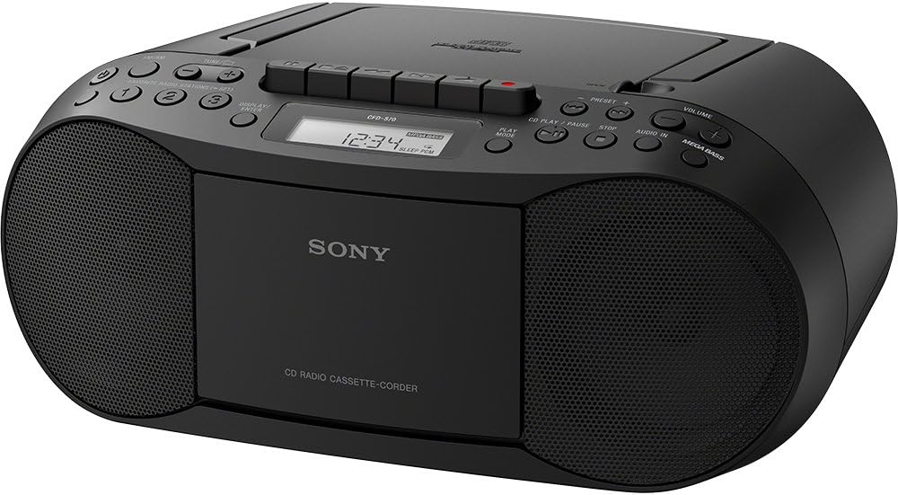 Sony CFD-S70 ステレオ CD/カセット ラジカセ 取扱説明書