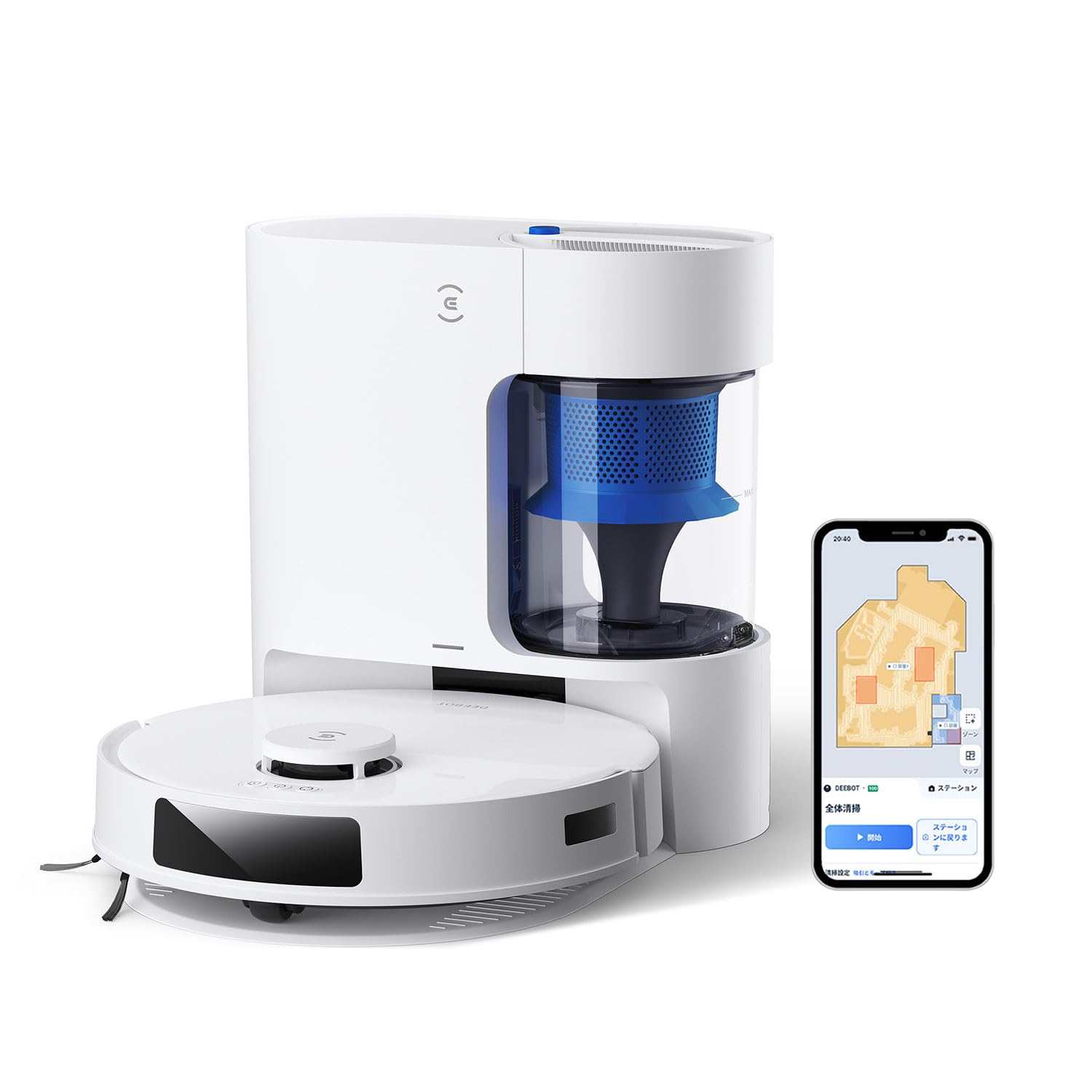 Amazon | 【最新 サイクロン式】 ECOVACS(エコバックス) DEEBOT N20