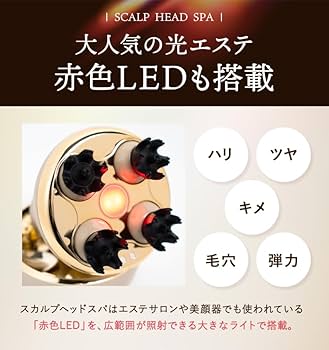 Amazon | 【頭皮ケアの新習慣】fuettarich スカルプ ヘッドスパ 電動